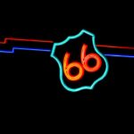 The City of Albuquerque, New Mexico has built a neon overpass sign commemorating their history with Route 66.